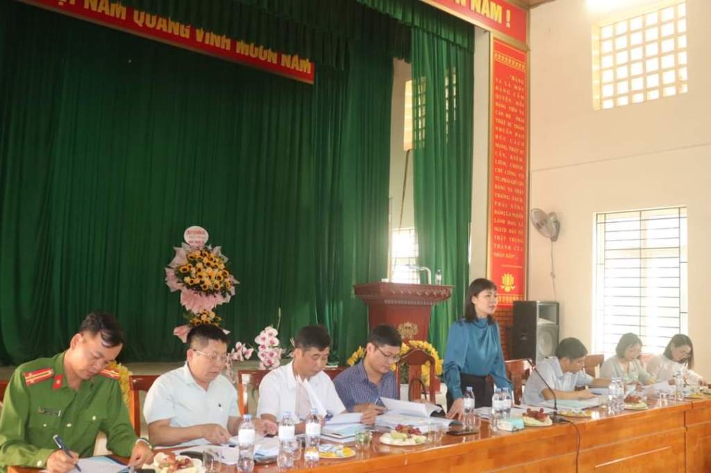 Buổi làm việc, kiểm tra của UBND huyện Lạng Giang về chuẩn bị thẩm định nông thôn mới nâng cao 2023